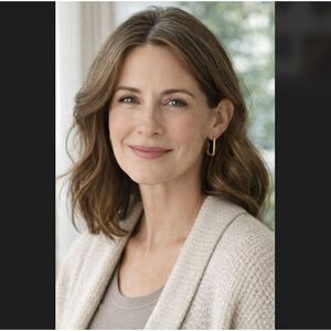 J Jill Gold Tone Square Hoop Earrings Open Post Matte Minimalist Classic Capsule